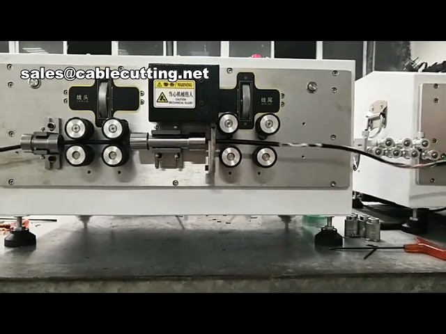 Mesin Pengupas dan Pemotong Kabel 8 Roda untuk Kawat Listrik, Kabel Energi Baru, dan BVBVRPVC