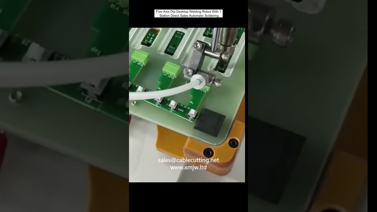 Robot Las Desktop 5 Axis dengan Sistem Penyolderan Otomatis 1 Stasiun – Solusi Tepat untuk Otomasi Pabrik