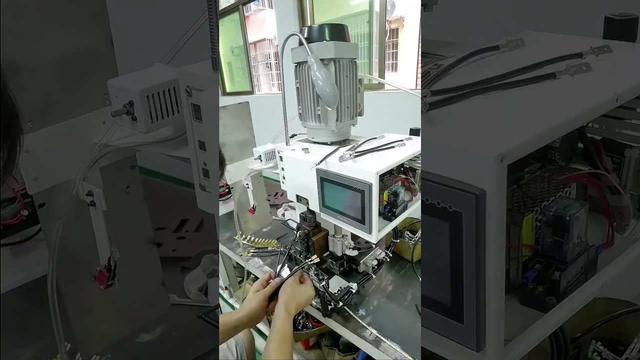 3T Continuous Strip Terminal Machine Horizontal #machine #cablewirestrippingmachine #factory #tools