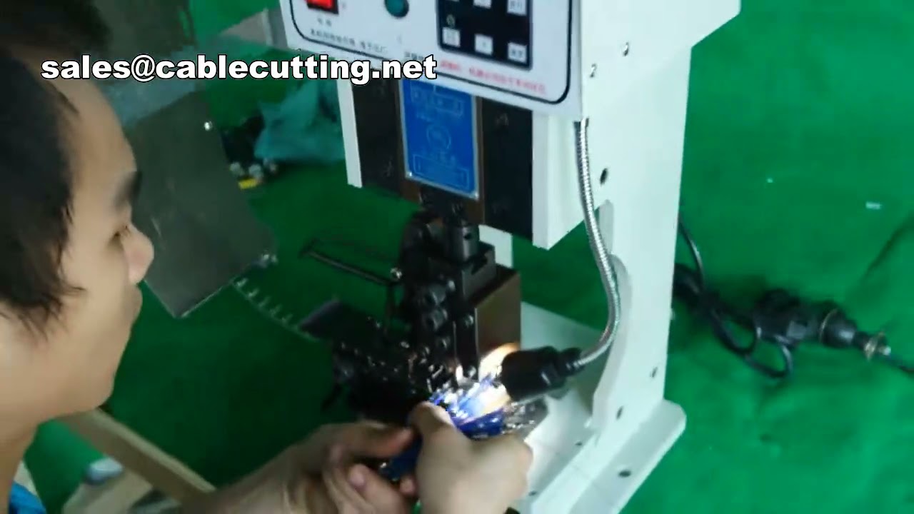 Mesin Crimping Terminal Kabel Elektrik Senyap - Efisien & Andal