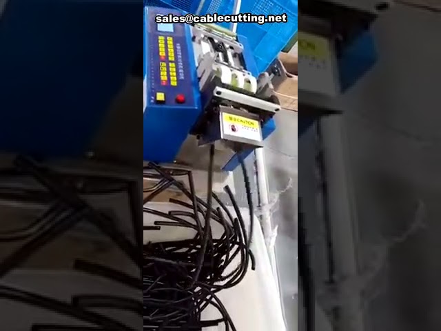 Mesin Pemotong Selongsong PVC Otomatis | Mesin Potong Sleeve Kabel Presisi Tinggi