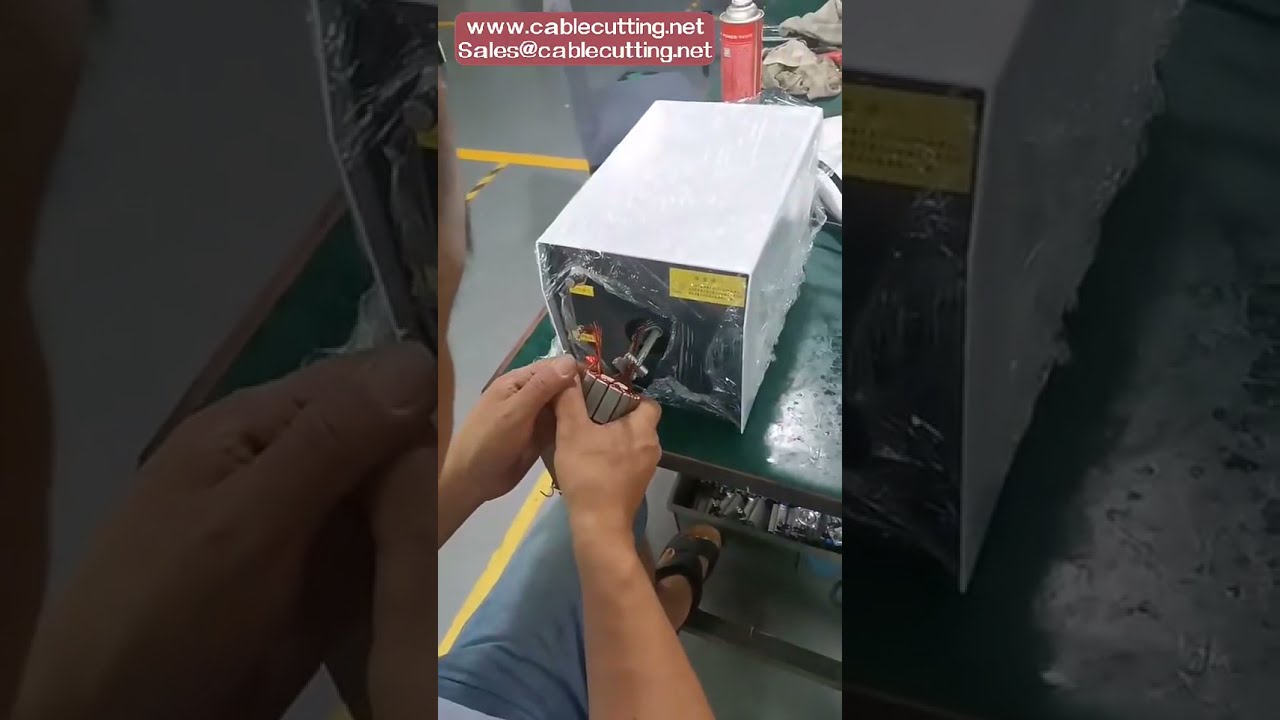 Mesin Pemotong, Pengupas, dan Pemilin Kawat Otomatis | Solusi Industri
