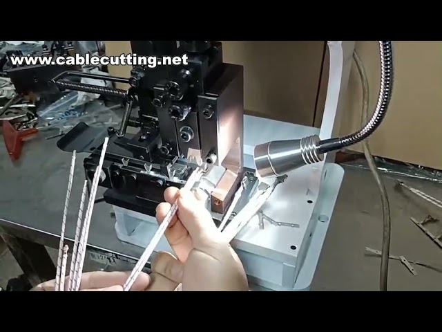 Mesin Crimping Konektor Kabel, Mesin Crimping Terminal Otomatis, Pengolahan Kawat Tembaga Listrik