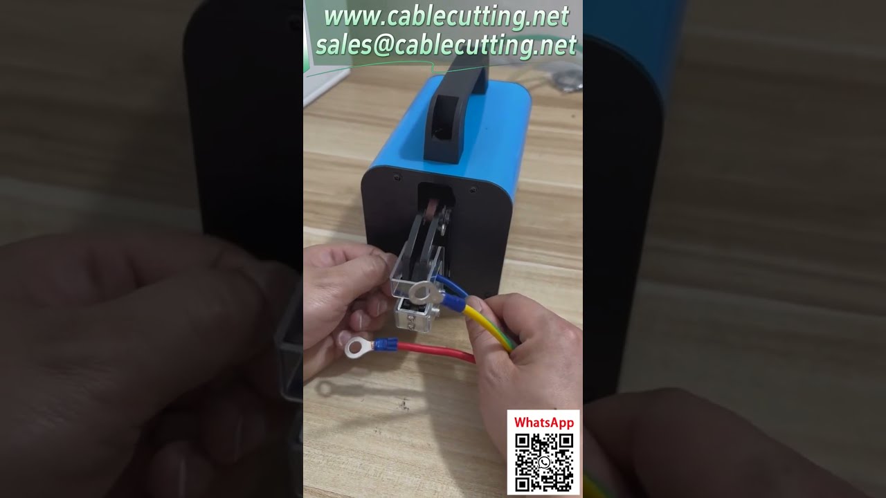 Mesin Crimping Pneumatik Vertikal dengan Pengaman - Uji Tarik Lulus untuk Kabel 6mm²