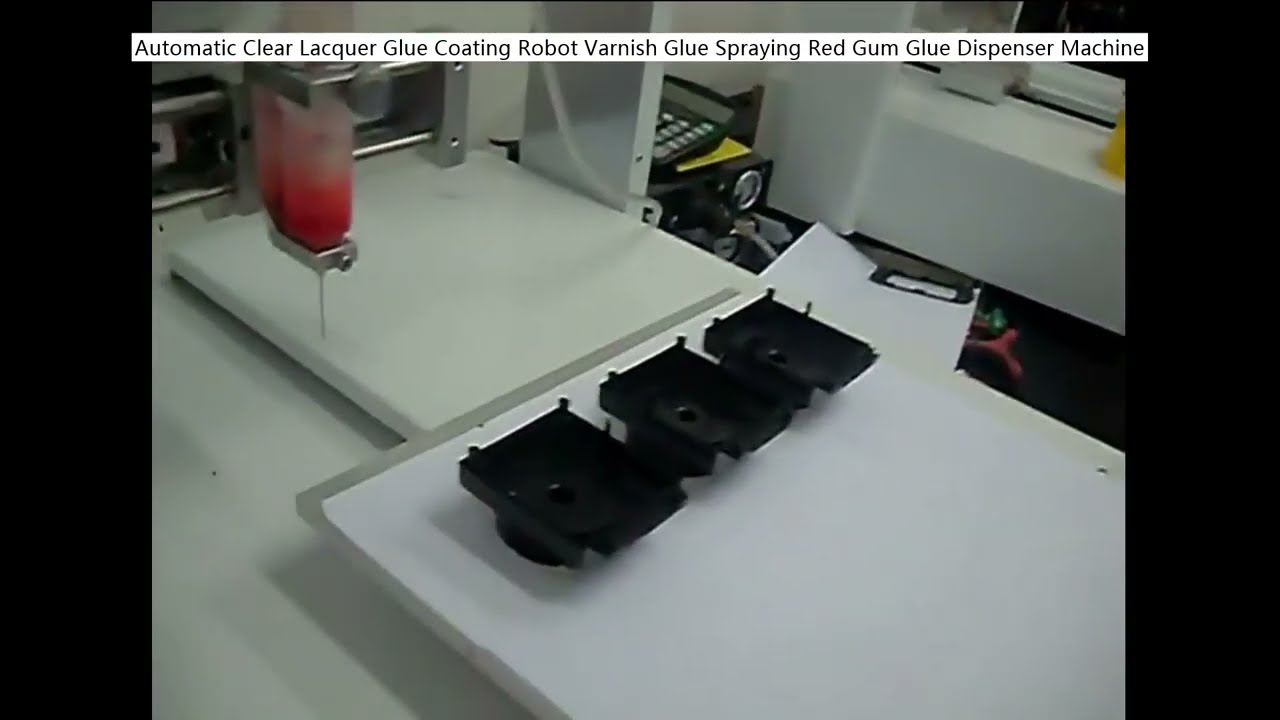 Robot Pelapis Lem Otomatis untuk Pernis & Lem Merah - Mesin Dispenser Lem Presisi