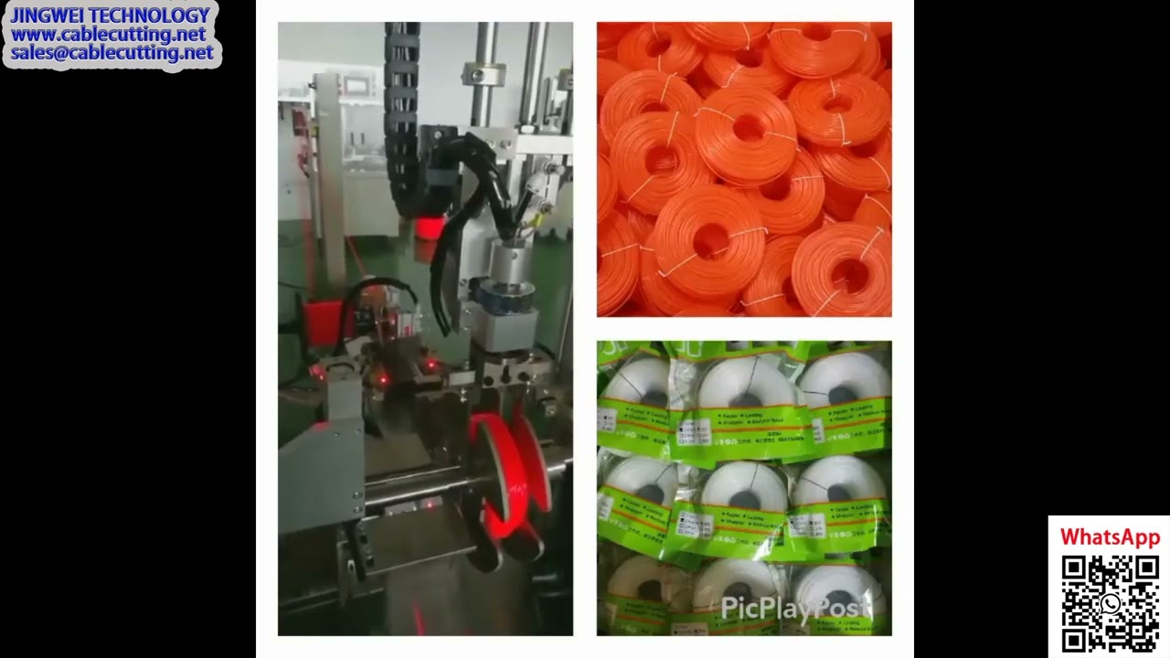 Mesin Coiling Otomatis untuk Spool Line Trimmer Bulk - Tingkatkan Efisiensi Produksi