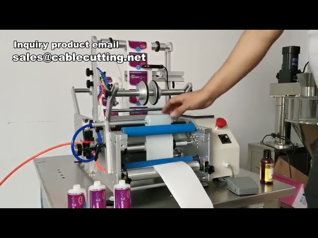 Mesin Labeling Botol Bulat Otomatis - Solusi Cepat dan Efisien untuk Industri