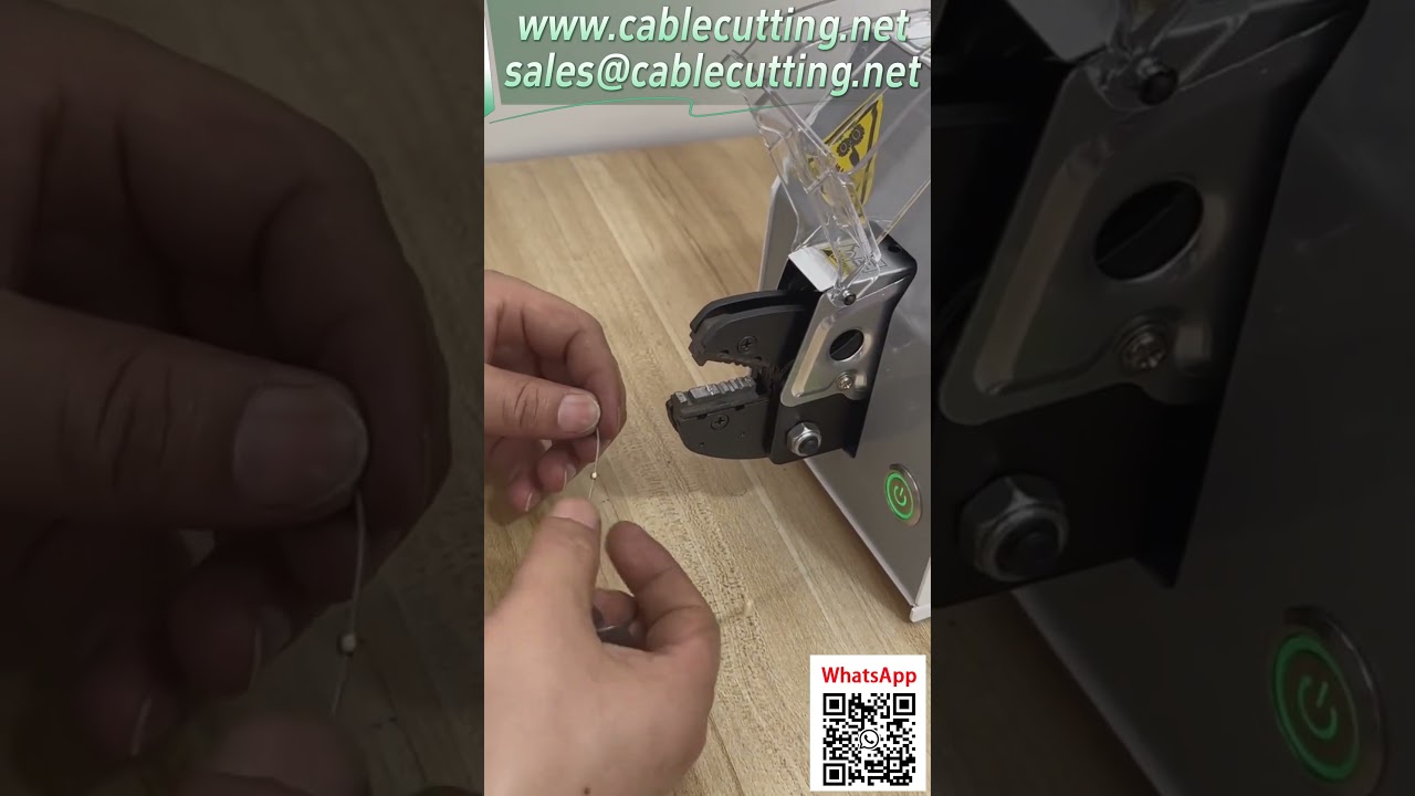 Mesin Crimping Terminal Elektrik dengan Cetakan Khusus untuk Bola Logam Khusus, Lulus Uji Tarik