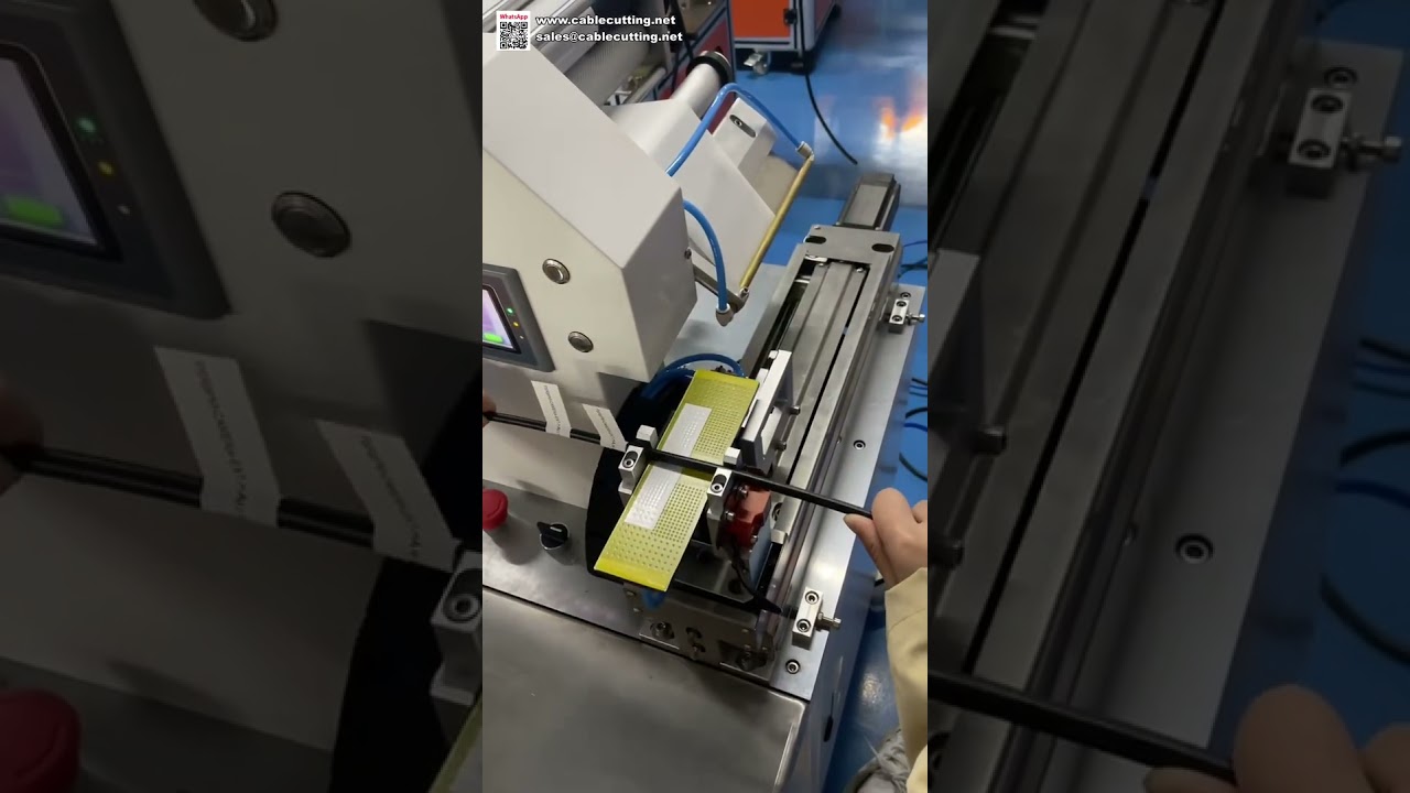 Mesin Label Kawat Lipat dengan Printer Inkjet - Aplikator Stiker Kabel Otomatis & Coder Otomatis
