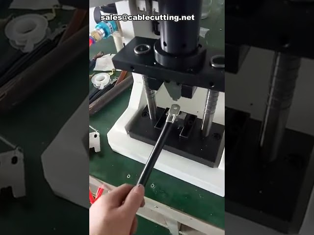 Mesin Crimping Cold Press Pneumatik Hidrolik 10 Ton Tanpa Die untuk Terminal Tembaga Energi Baru