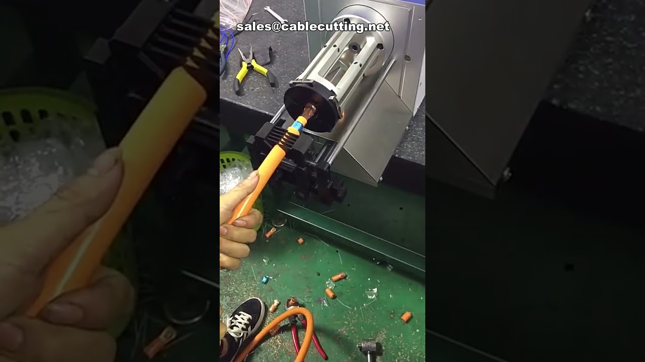 Mesin Kupas Kabel Koaksial Otomatis & Rotari untuk Kabel Suhu Tinggi - Pemroses Kawat Presisi