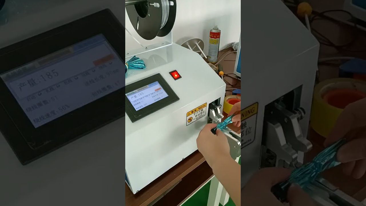 Mesin Cable Tie Berwarna Otomatis - Video Nyata Proses Kerja #pabrik #mesin