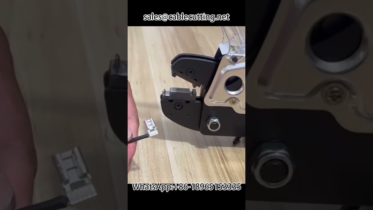 Mesin Crimping Terminal Bentuk Khusus dengan Cetakan Kustom | #mesin #pengupaskabel #otomotif #diy