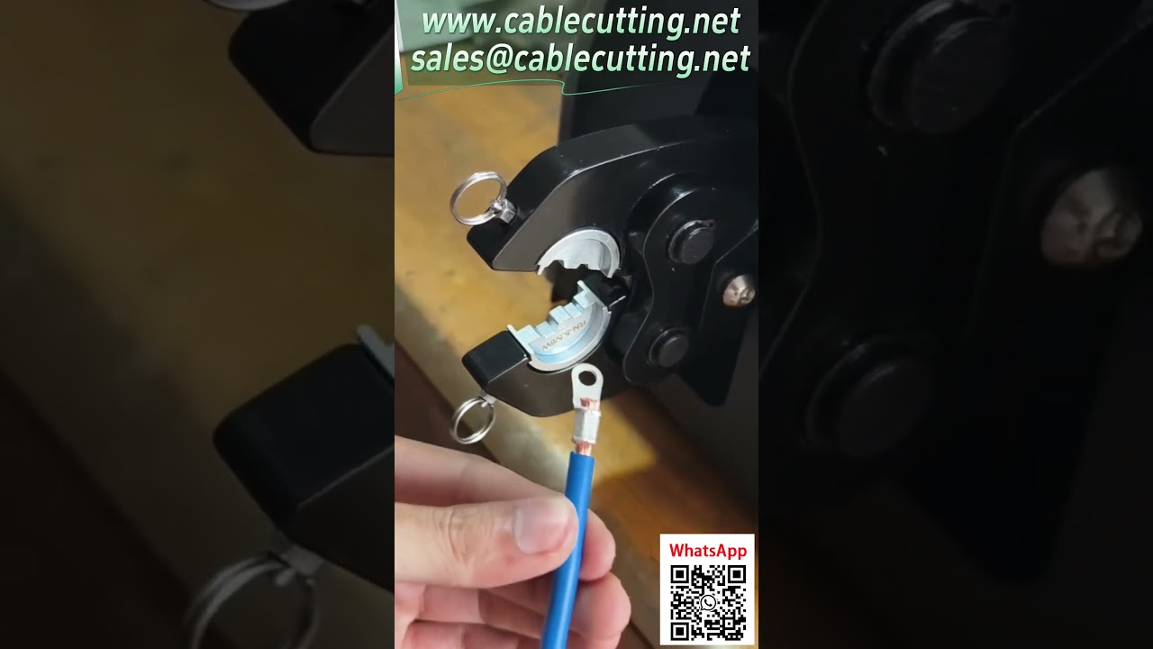 Mesin Crimping Terminal Pneumatik Kapasitas Besar - Bisa Crimping Kabel 120 mm² #AlatOtomotif #OtomatisasiPabrik #VideoPabrik