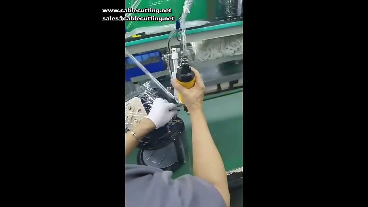 Mesin Crimping Terminal Otomatis untuk Cap Terminal & Blok Nipple Putih - Konektor Kawat Penjepit