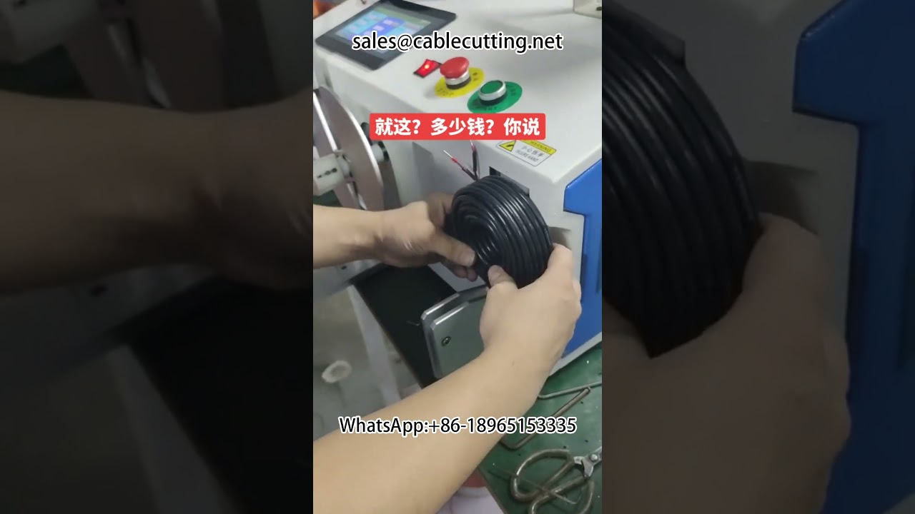Mesin Gulung dan Ikat Kabel Otomatis untuk Kabel Daya, Data, dan Otomotif