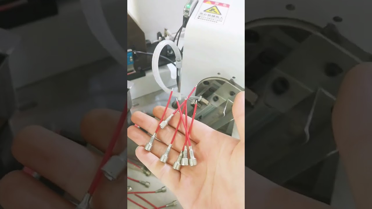 Mesin Tinning & Crimping Terminal Otomatis untuk Kawat Elektroda Hand Warmer #pabrik