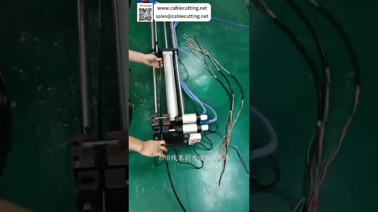 Mesin Pengupas Horizontal Pneumatik untuk Kabel EPB 500mm – Efisien dan Presisi