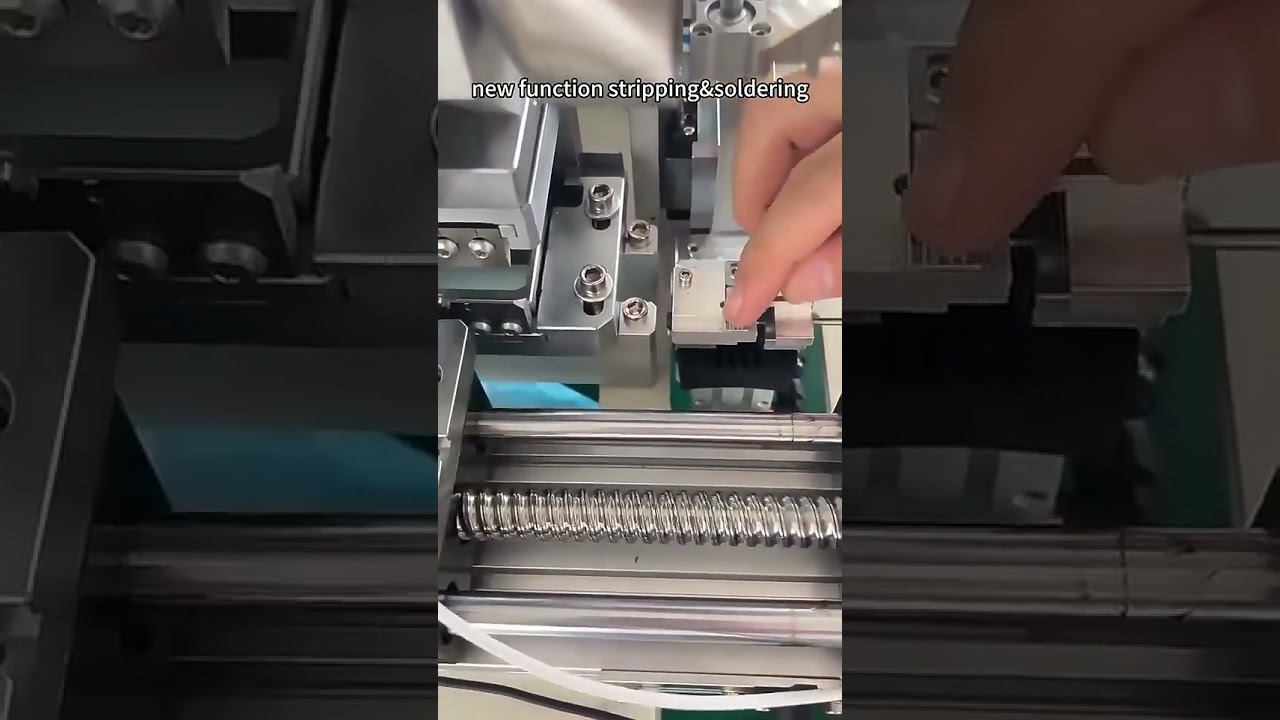 Mesin Pembuat Kabel USB Type-C Semi Otomatis: Stripping & Soldering Presisi untuk Pabrik