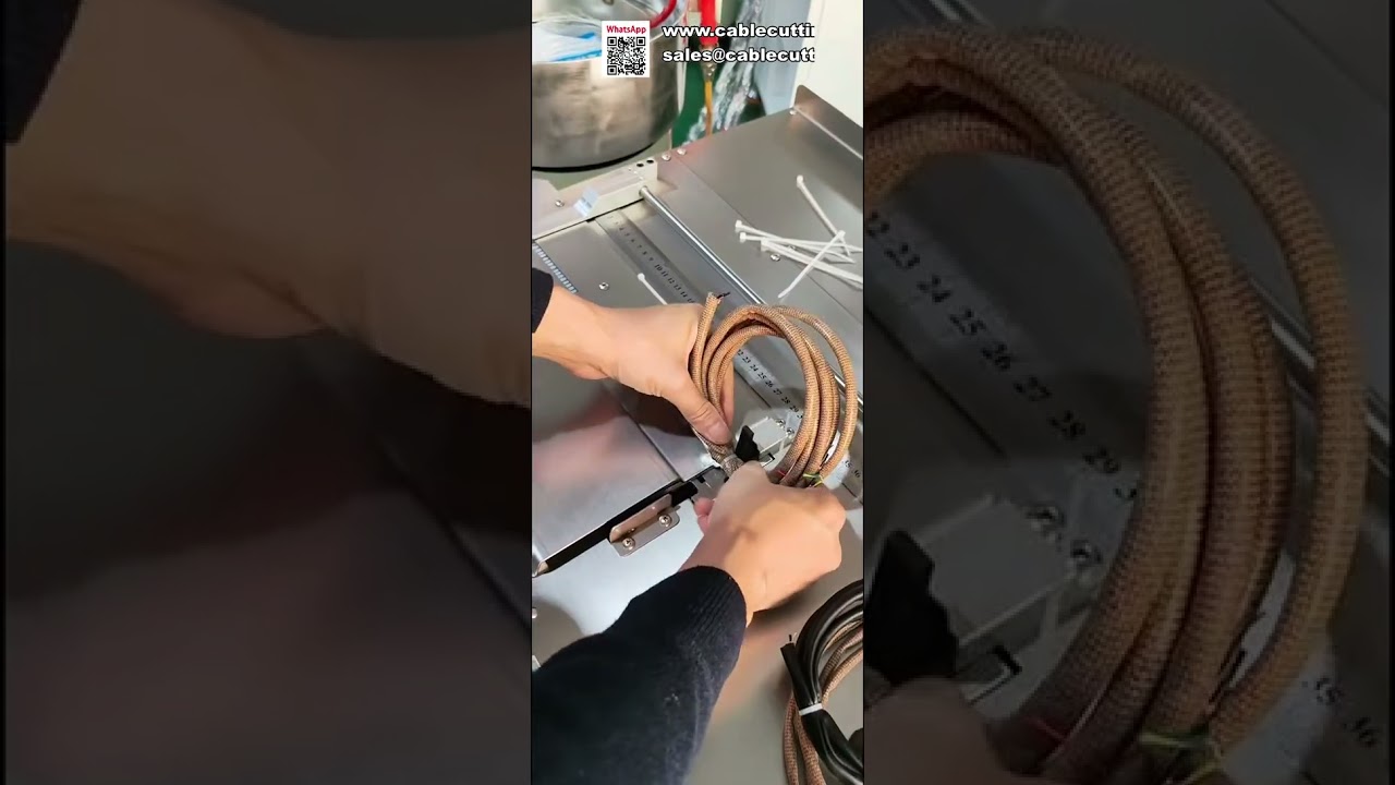 Mesin Ikat Kabel Nilon Otomatis untuk Kepala Pesawat & Ikatan Standar