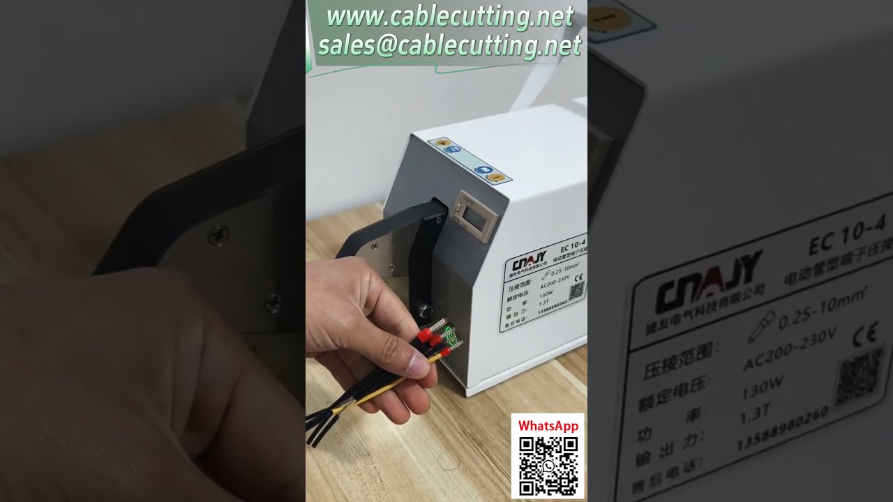 Mesin Crimping Ferrule EC 10-4 | Tampilan Model Display Profesional untuk Otomatisasi Pabrik