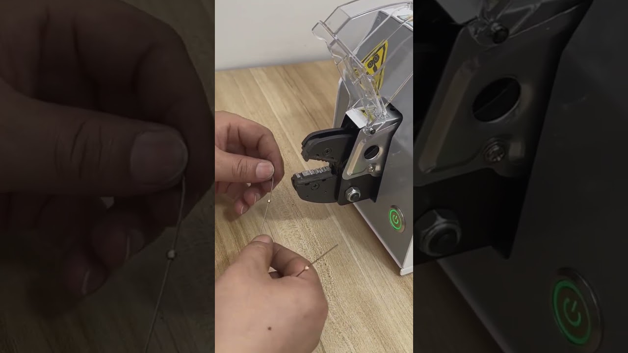 Mesin Crimping Terminal Serbaguna dengan Die Custom untuk Crimping Bola Logam Khusus #pabrik