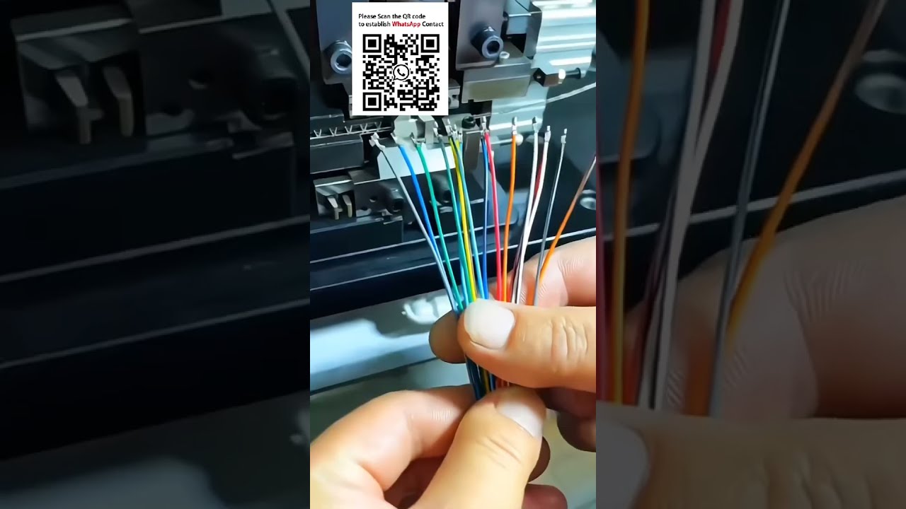Mesin Stripping dan Crimping Kabel Otomatis dengan Pemantauan Tekanan | Otomatisasi Pabrik Cerdas