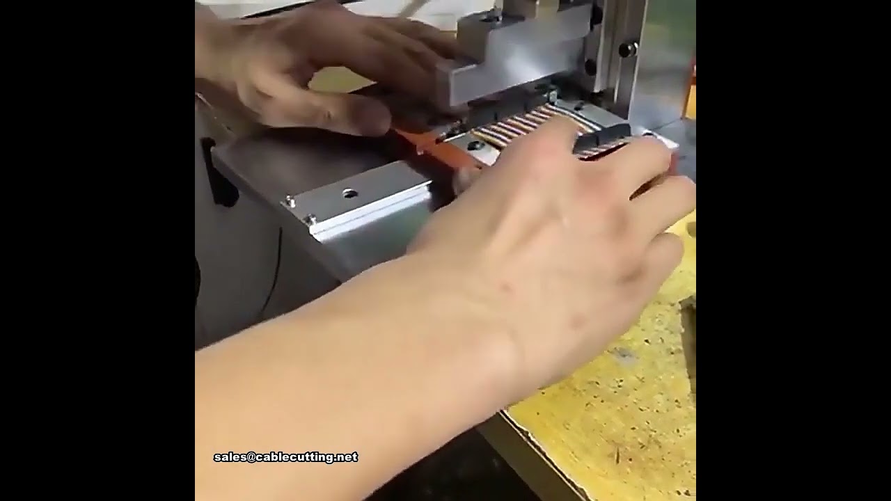 Mesin Crimping Konektor IDC Pabrik China untuk Perakitan Kabel Ribbon Flat – Harga Termurah