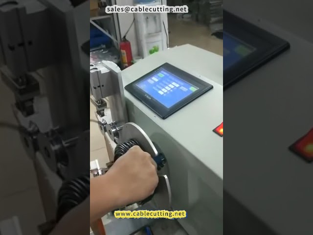 Mesin Otomatis Penghitung Meter, Penggulungan, Pengikatan, dan Pemotongan