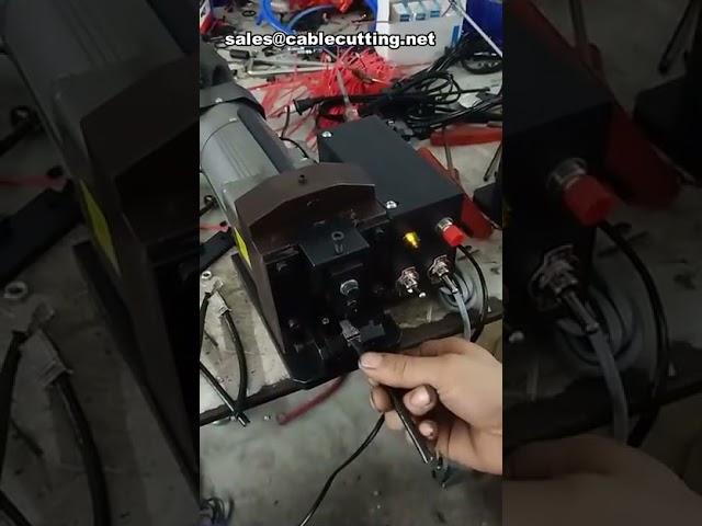 Mesin Crimping Kepala Kristal untuk Konektor RJ45 - Press & Scrapping Otomatis