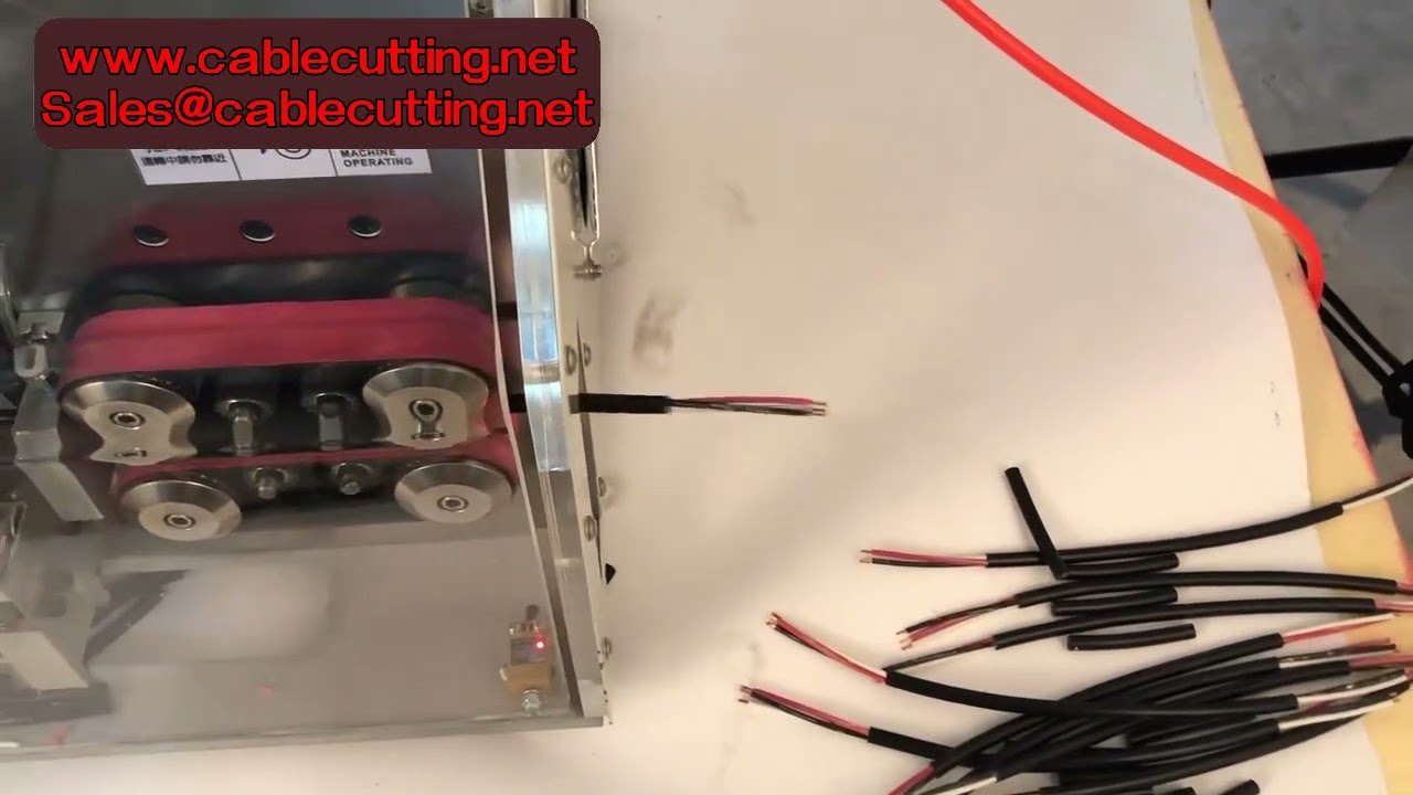 Mesin Kupas Kabel Otomatis Layar Sentuh – Alat Pemotong dan Pengupas Kabel Komputer Presisi