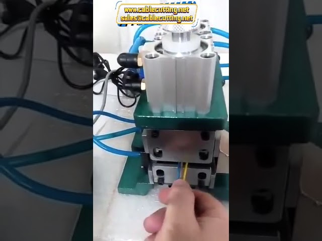 Mesin Kupas Kabel Pneumatik 3F: Kupas & Pilin Kabel Multi-Core Efisien
