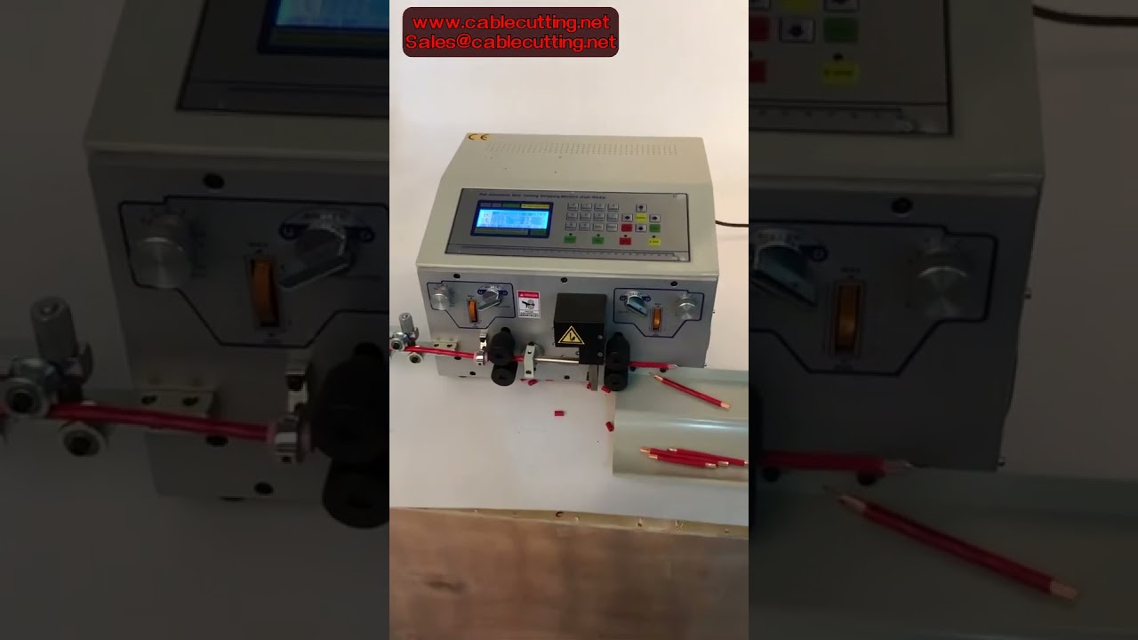 Mesin Otomatis Pengupas, Pemelintir, dan Pemotong Kabel Komputer 0-1-4-5mm²