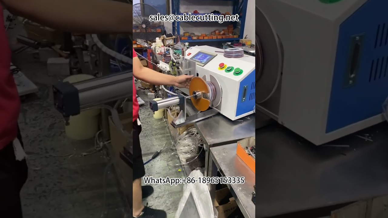 Automatic Metre Counting Sorting Cutting Winding and Winding Machine #Meter Counting and Winding Mac