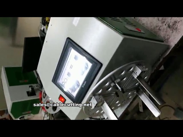 Mesin Penggulung dan Pengikat Kabel AC DC Otomatis untuk Industri