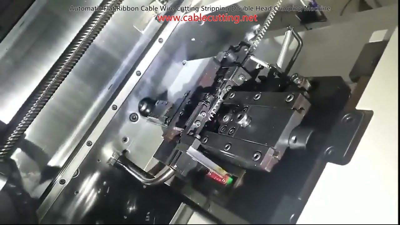 Mesin Pemotong & Crimping Kabel Pita Datar Otomatis - Kepala Ganda