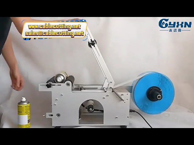 Mesin Pelabel Perekat Otomatis untuk Botol Bulat, Kaleng, dan Wadah Kaca