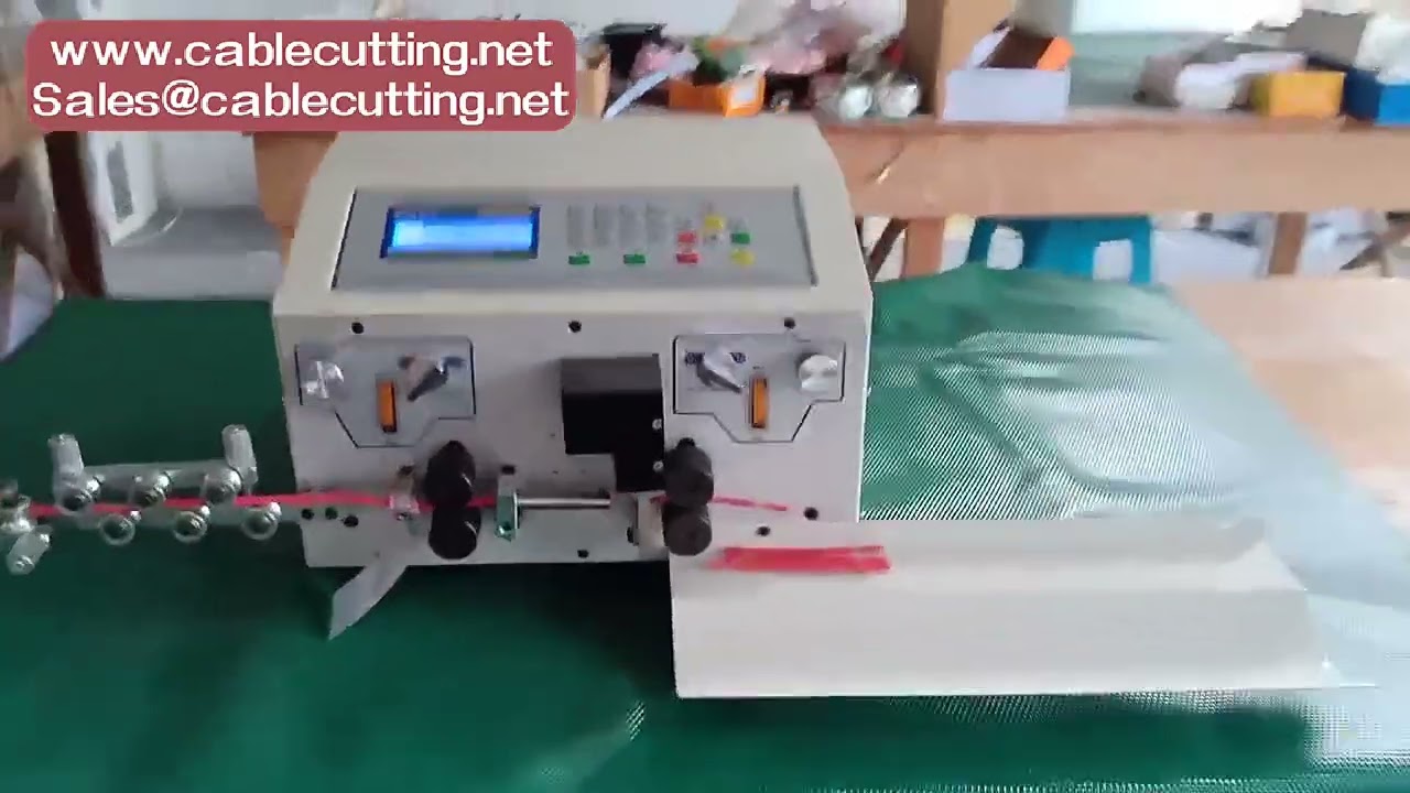 Mesin Kupas Kawat Otomatis 500W 4 Roda Penggerak – Pemotong Kabel 0,2-1mm