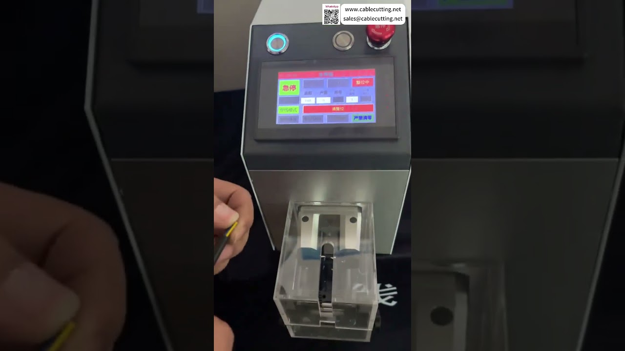Mesin Pengupas Kabel Pneumatik Murni - Pengaturan Output Kustom & Proses Otomatis