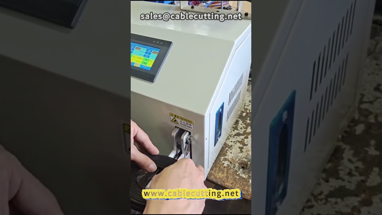 Mesin Gulung Kabel Jaringan Datar 52 - Alat Penggulung & Pengikat Kabel Datar Otomatis