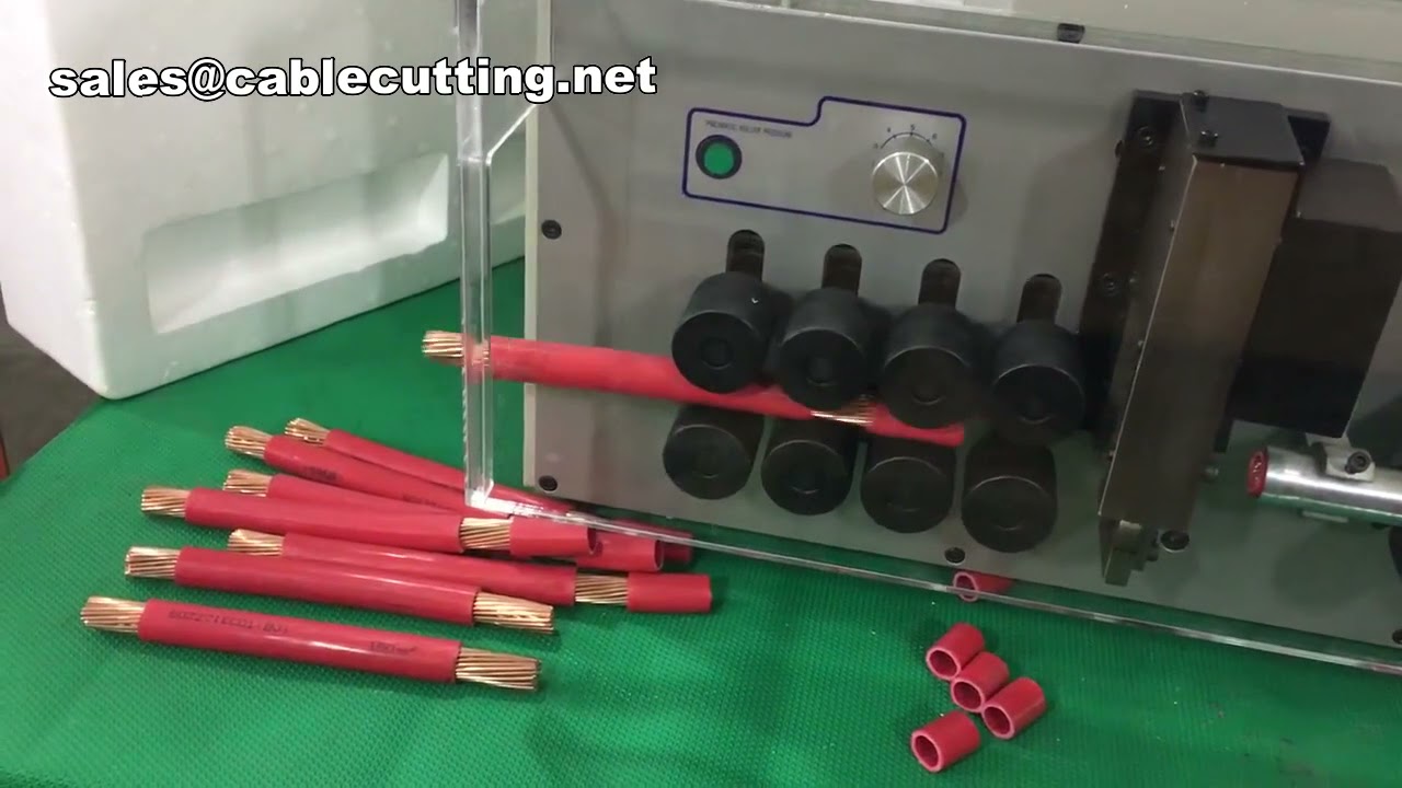 Mesin Stripping dan Pemotong Kabel 16-150mm² – Otomatisasi Presisi Tinggi