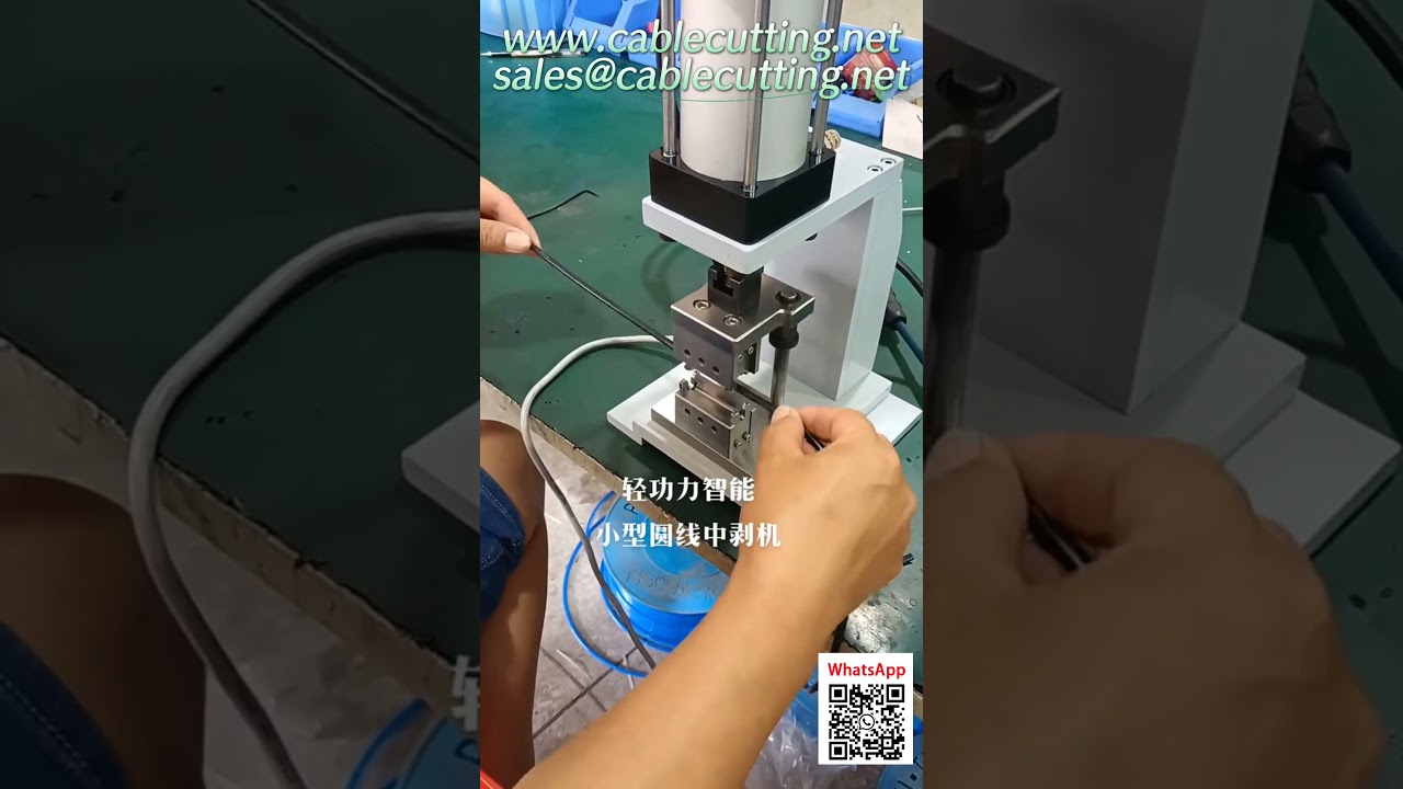 Mesin Pengupas Kabel Tengah & Alat Scrape Jendela untuk Kabel Bundar - Efisien & Presisi