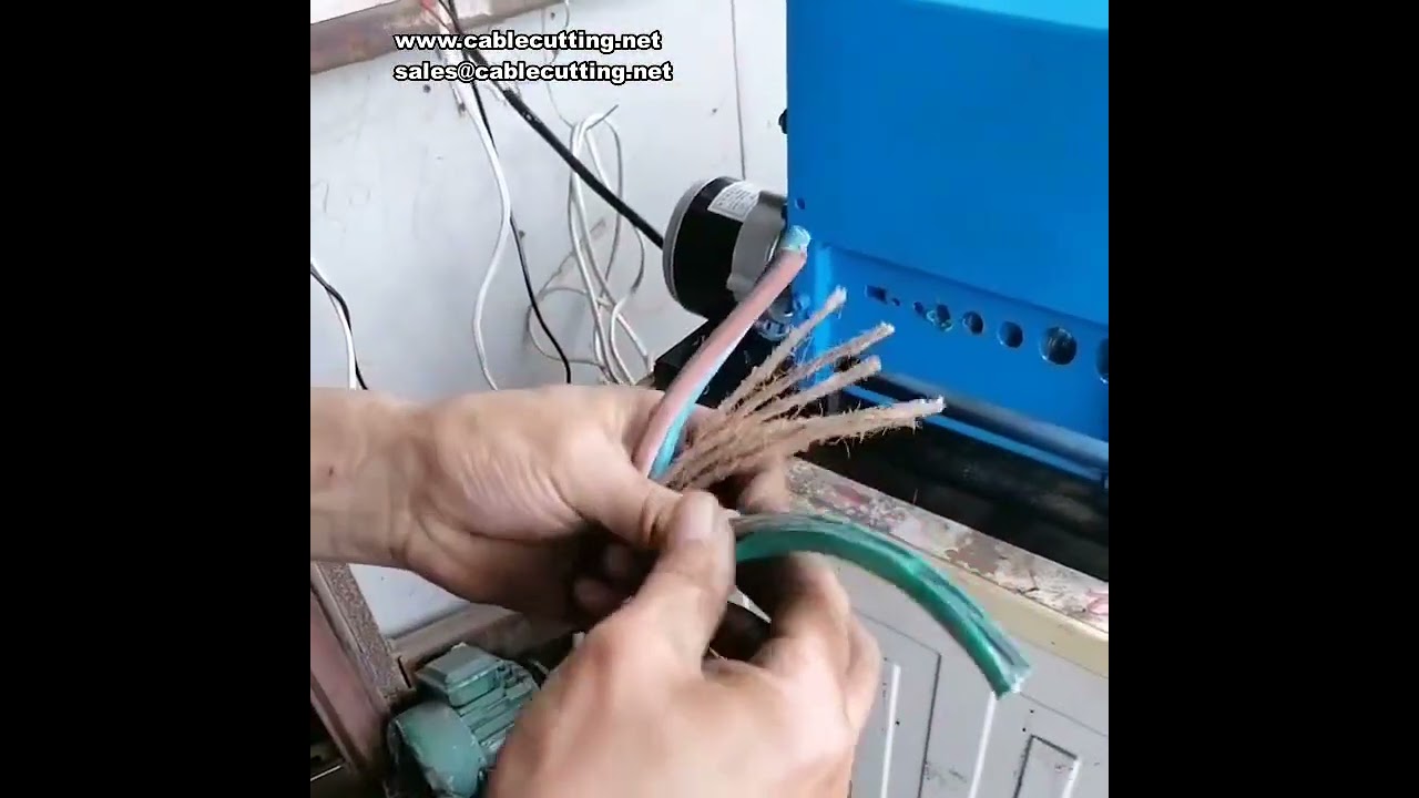 Mesin Kupas Kawat Otomatis 120 Lubang Persegi, Diameter Kawat 2-32mm, untuk Kabel Aluminium & Tembaga