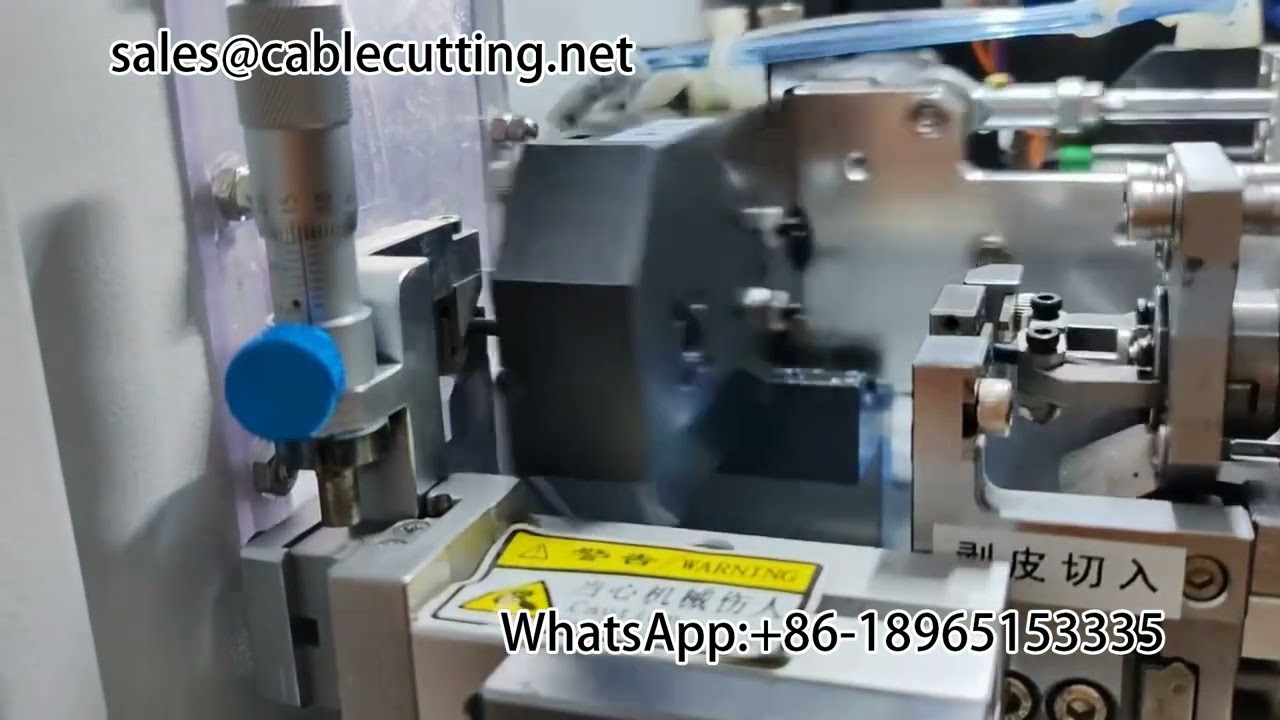 Mesin Crimping Terminal Kabel Otomatis - Alat Pengeriting Terminal untuk Wire Harness Profesional