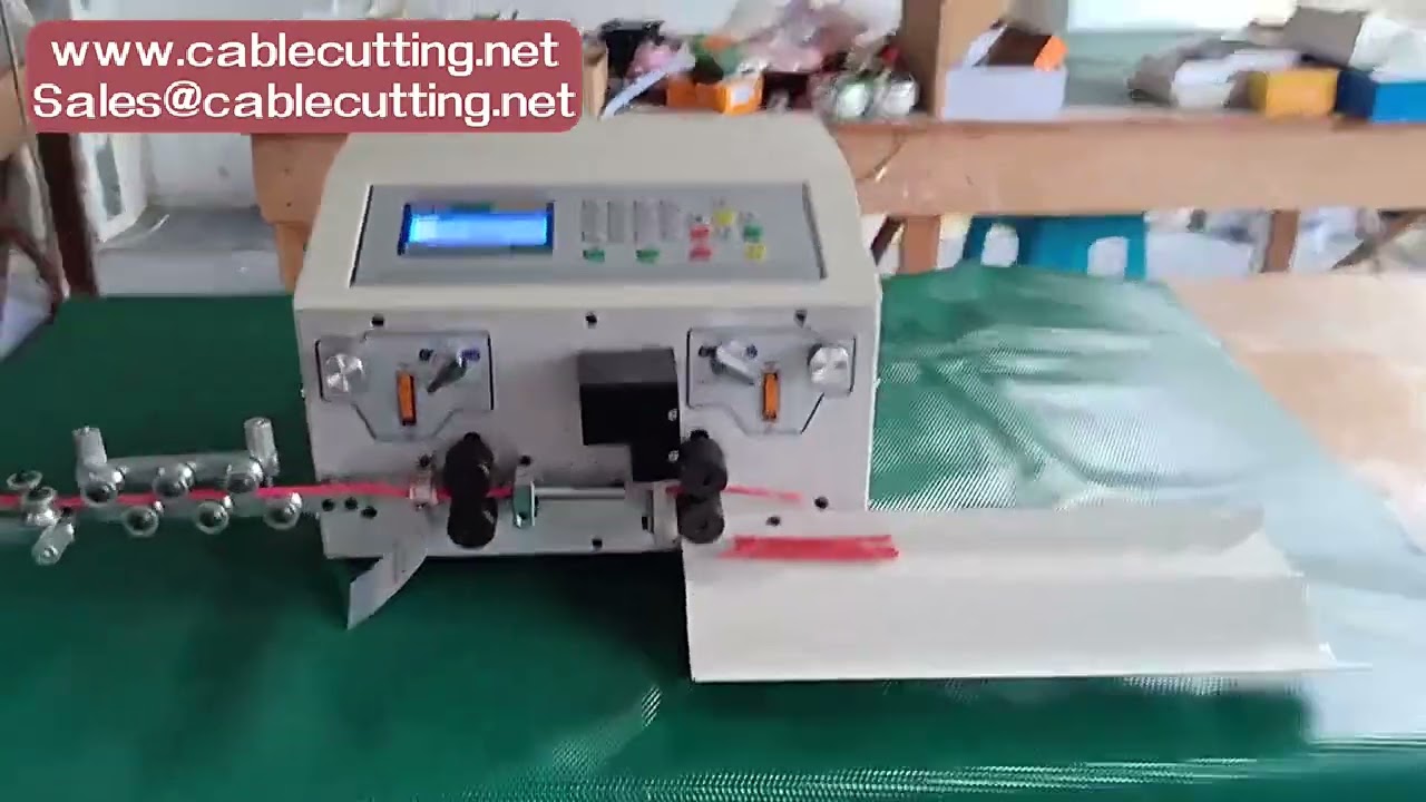 Mesin Kupas Kawat Otomatis 500W dengan Penggerak 4 Roda untuk Kabel 0.2-16mm²