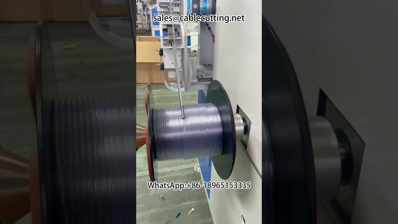 Mesin Rewinding Otomatis dengan Penghitungan Meter Presisi untuk Tabung Medis, Kawat & Kabel #tabungmedis #kawat #kabel
