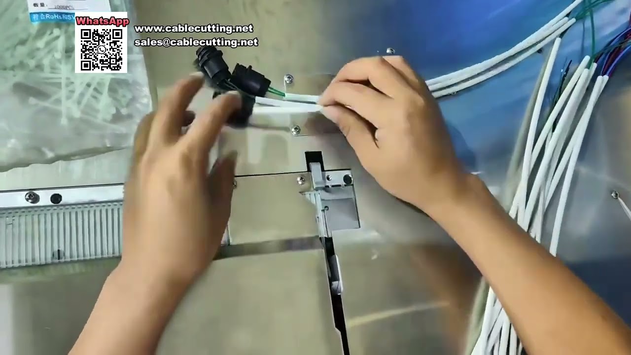 Mesin Ikat Kabel Otomatis Platform – Threading, Tensioning & Cutting Otomatis