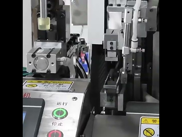 Mesin Crimping & Tinning Otomatis Satu Kepala untuk Steker Tahan Air – Efisiensi Produksi Kabel
