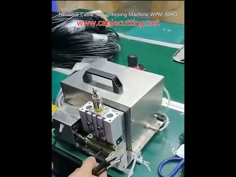 Presisi Twisting Kawat Pelindung USB & Meluruskan Kabel Jaringan dengan WPM-809D