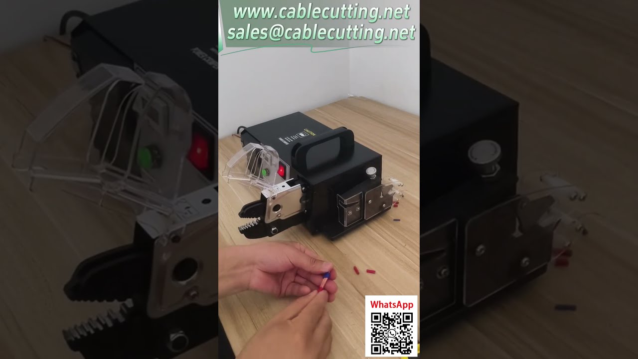 Mesin Crimping Kabel EM 6B2BC - Crimping Pipa Ganda dengan Potong & Kupas Otomatis